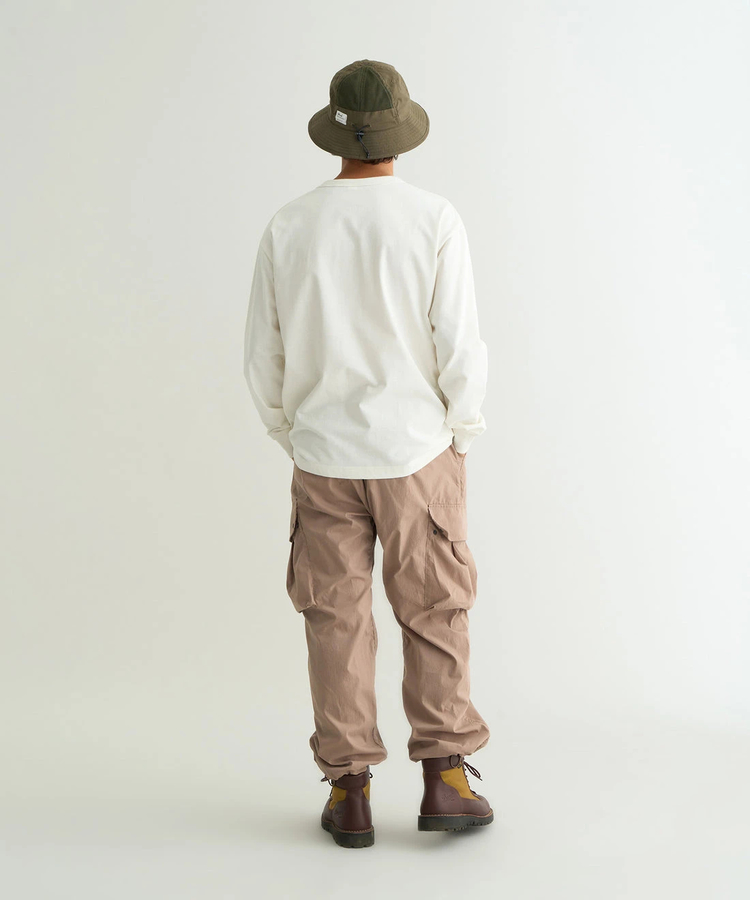 go slow caravan(ゴースローキャラバン) |NANGA/ナンガ ECO HYBRID BOX LOGO L/S TEE (MENS)