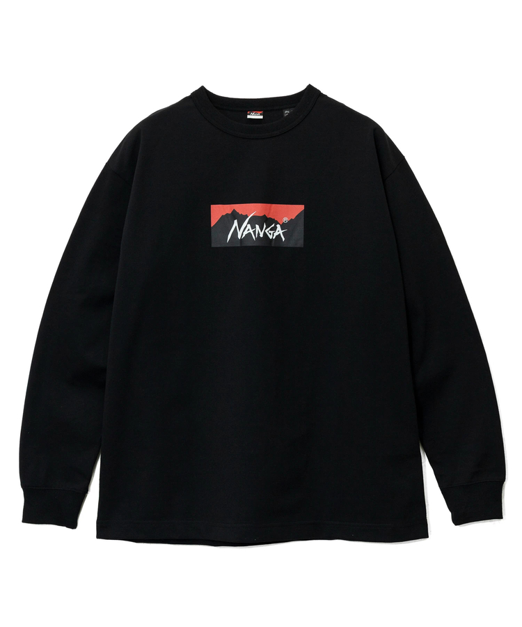 go slow caravan(ゴースローキャラバン) |NANGA/ナンガ ECO HYBRID BOX LOGO L/S TEE (MENS)