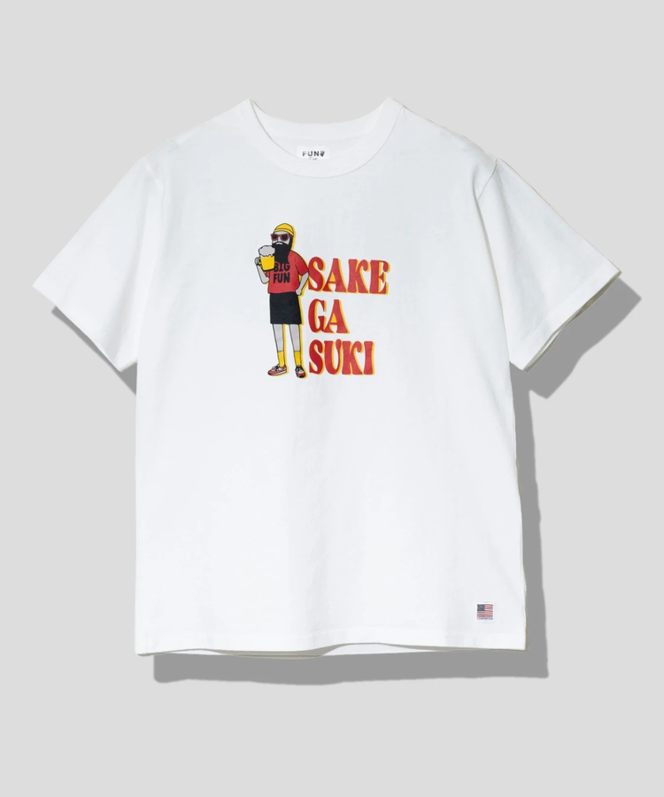 go slow caravan(ゴースローキャラバン) |MODEM DESIGN/モデムデザイン USATee -BEERおじさん- (MENS)