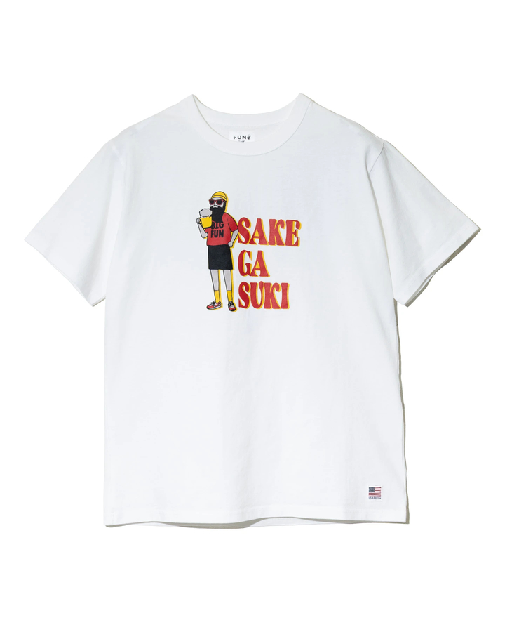 go slow caravan(ゴースローキャラバン) |MODEM DESIGN/モデムデザイン USATee -BEERおじさん- (MENS)