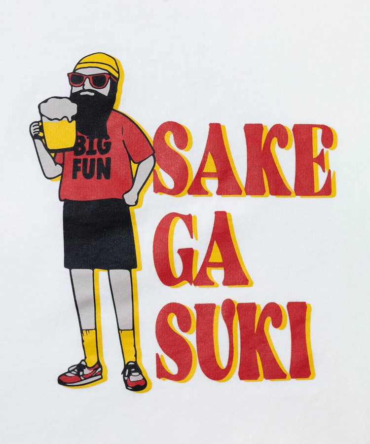 go slow caravan(ゴースローキャラバン) |MODEM DESIGN/モデムデザイン USATee -BEERおじさん- (MENS)