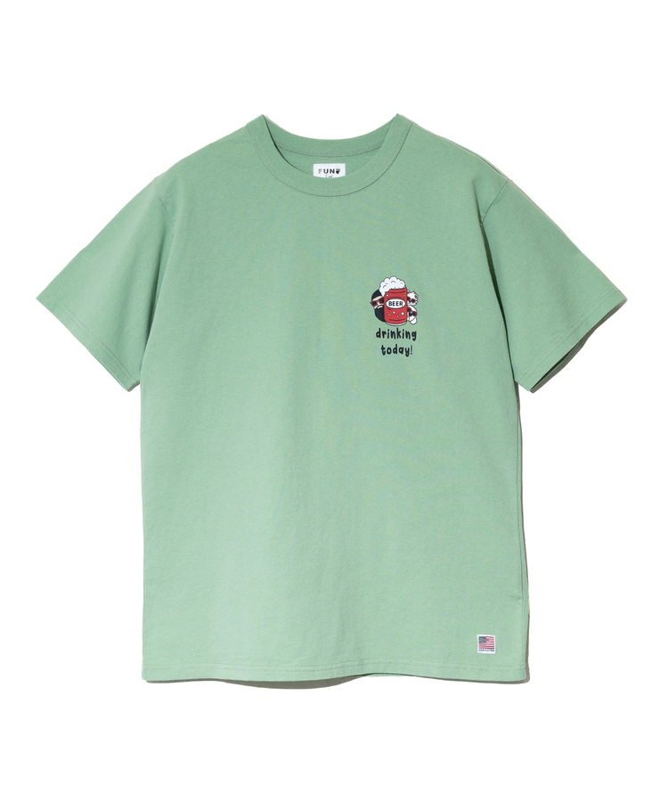 go slow caravan(ゴースローキャラバン) |MODEM DESIGN/モデムデザイン USATee -BEERおじさん- (MENS)