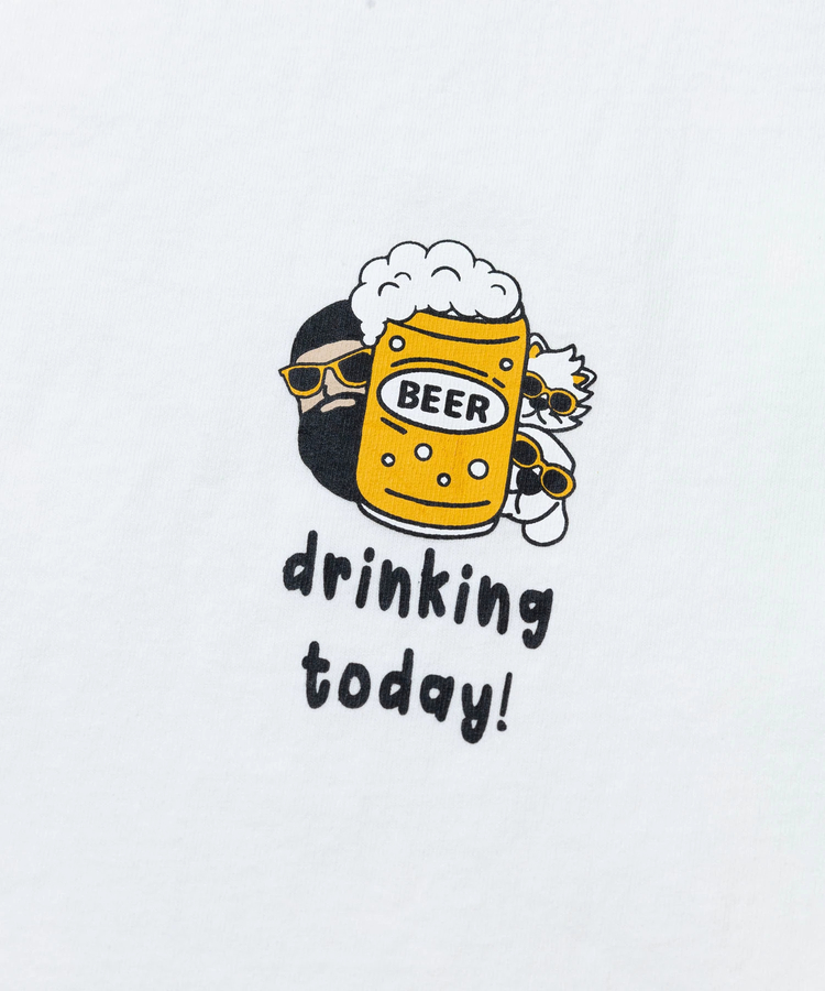 go slow caravan(ゴースローキャラバン) |MODEM DESIGN/モデムデザイン USATee -BEERおじさん- (MENS)
