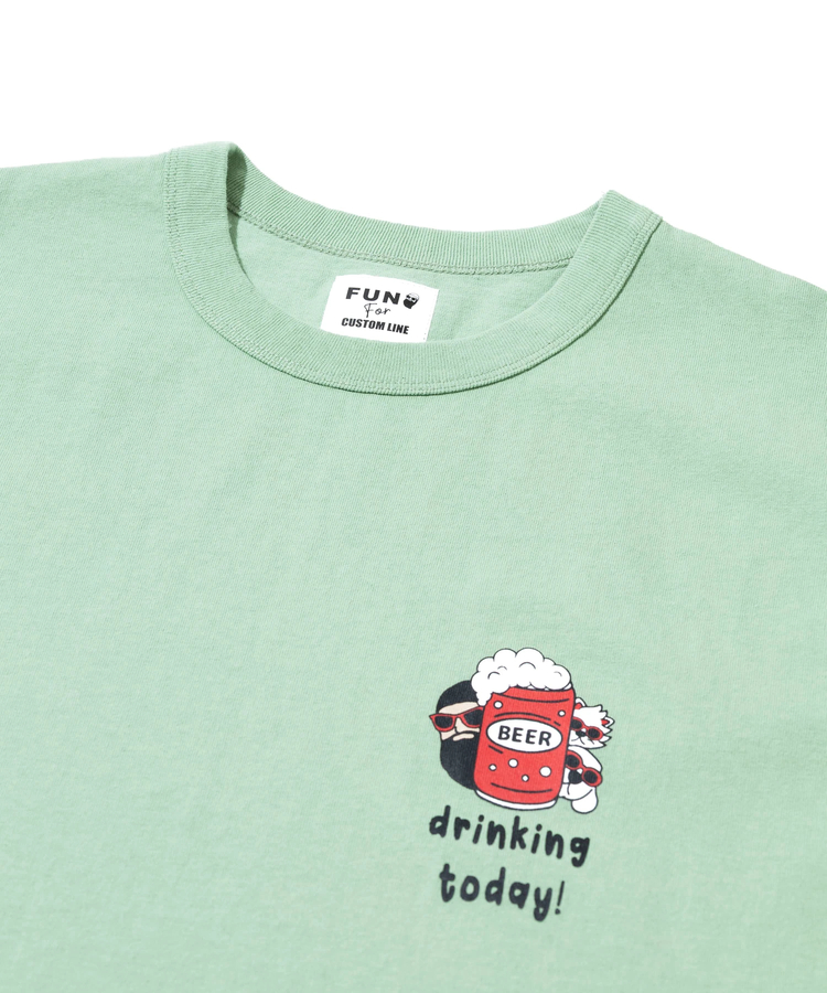 go slow caravan(ゴースローキャラバン) |MODEM DESIGN/モデムデザイン USATee -BEERおじさん- (MENS)