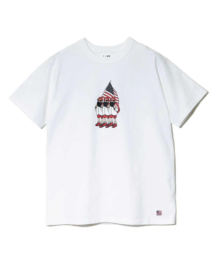 go slow caravan(ゴースローキャラバン) |MODEM DESIGN/モデムデザイン USATee -フラッグおじさん- (MENS)