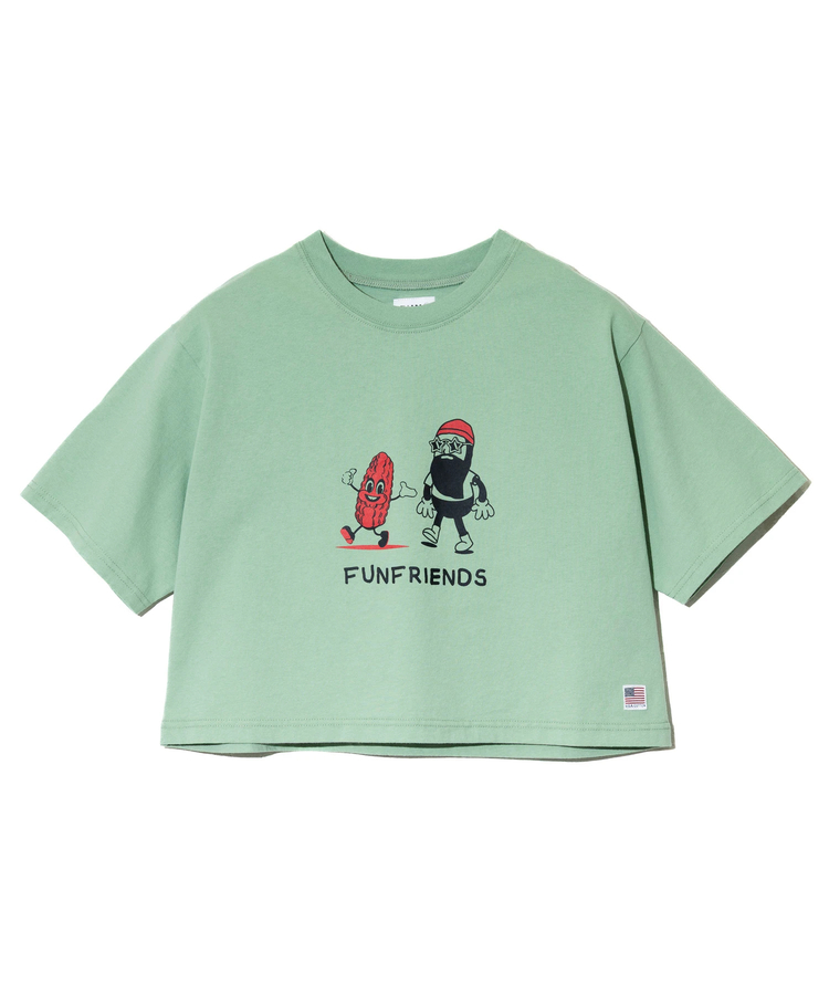go slow caravan(ゴースローキャラバン) |MODEM DESIGN/モデムデザイン FUNレディース 短丈Tee -コーンおじさん- (WOMENS)