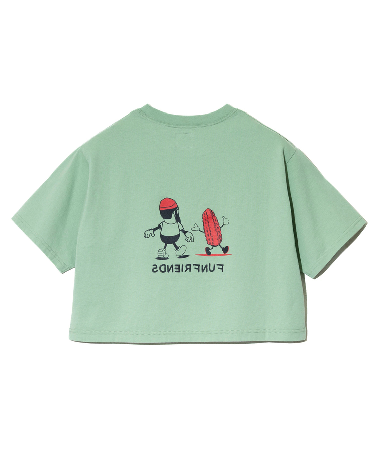 go slow caravan(ゴースローキャラバン) |MODEM DESIGN/モデムデザイン FUNレディース 短丈Tee -コーンおじさん- (WOMENS)