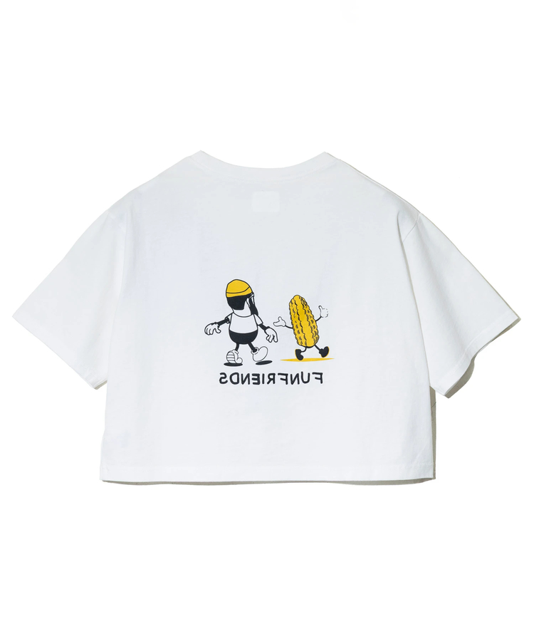 go slow caravan(ゴースローキャラバン) |MODEM DESIGN/モデムデザイン FUNレディース 短丈Tee -コーンおじさん- (WOMENS)