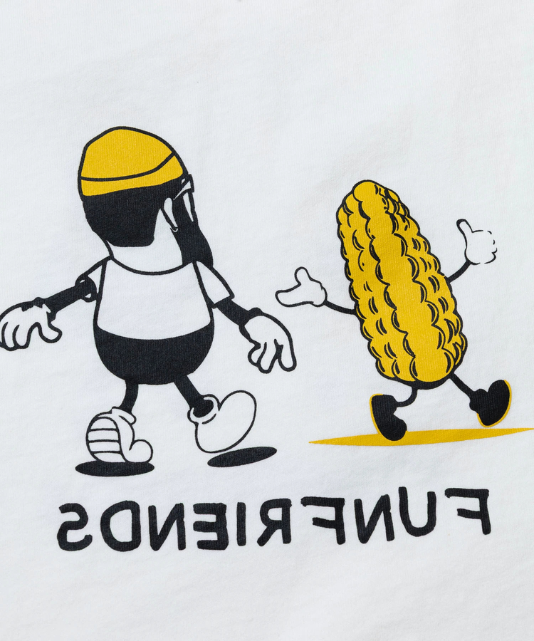 go slow caravan(ゴースローキャラバン) |MODEM DESIGN/モデムデザイン FUNレディース 短丈Tee -コーンおじさん- (WOMENS)
