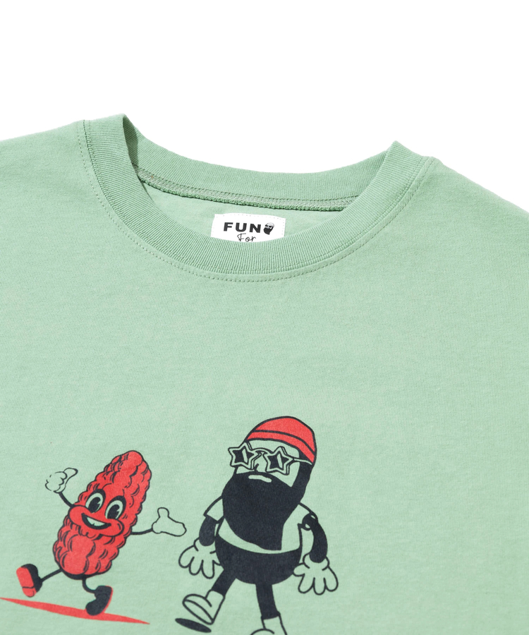 go slow caravan(ゴースローキャラバン) |MODEM DESIGN/モデムデザイン FUNレディース 短丈Tee -コーンおじさん- (WOMENS)