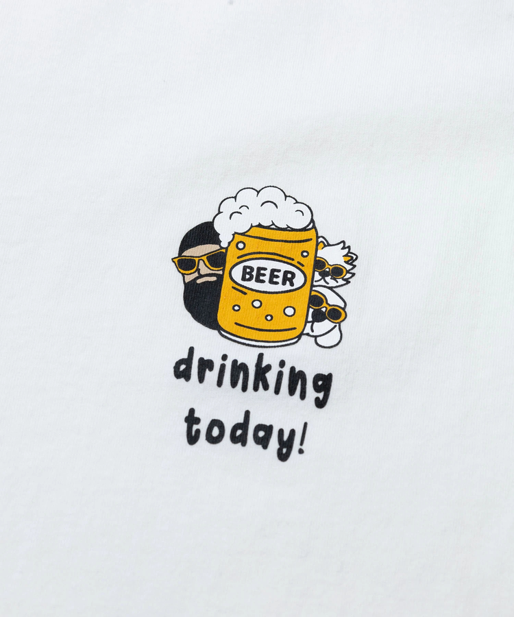 go slow caravan(ゴースローキャラバン) |MODEM DESIGN/モデムデザイン FUNレディース BIGTee -BEERおじさん- (WOMENS)