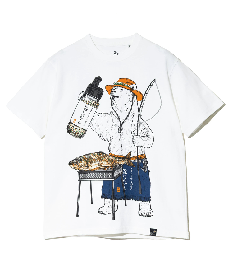go slow caravan(ゴースローキャラバン) |ほりにし x gsc USA/C ほりにしクマ TEE vol.6 (MENS)
