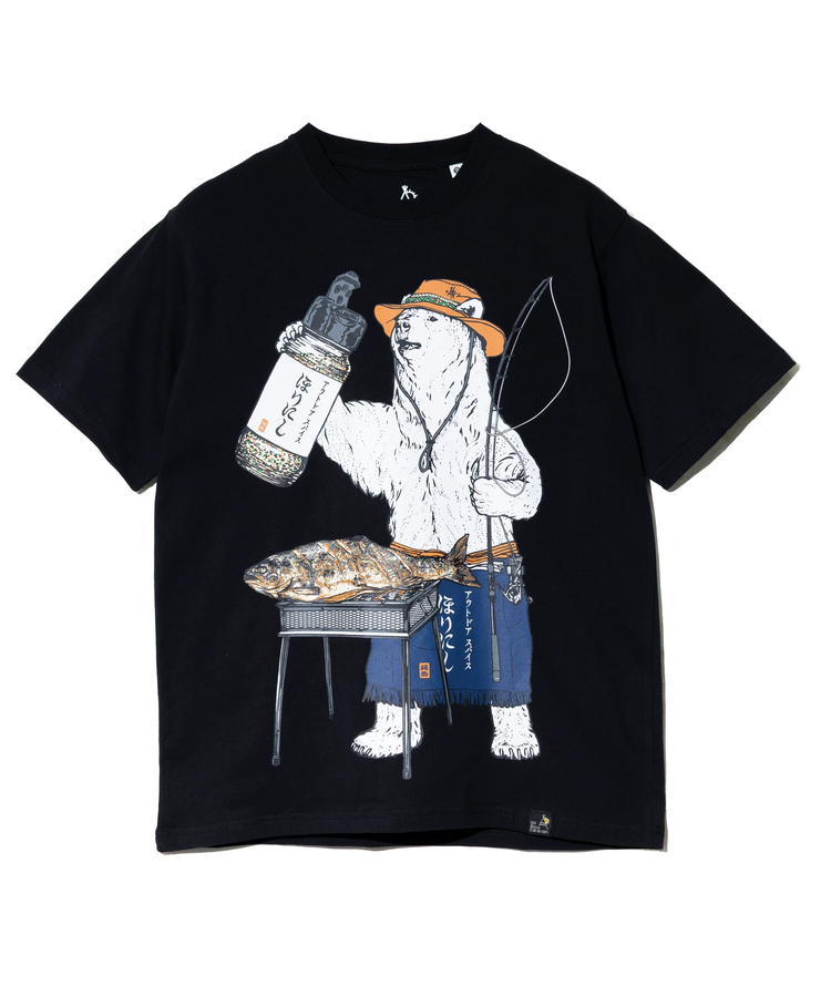 go slow caravan(ゴースローキャラバン) |ほりにし x gsc USA/C ほりにしクマ TEE vol.6 (MENS)