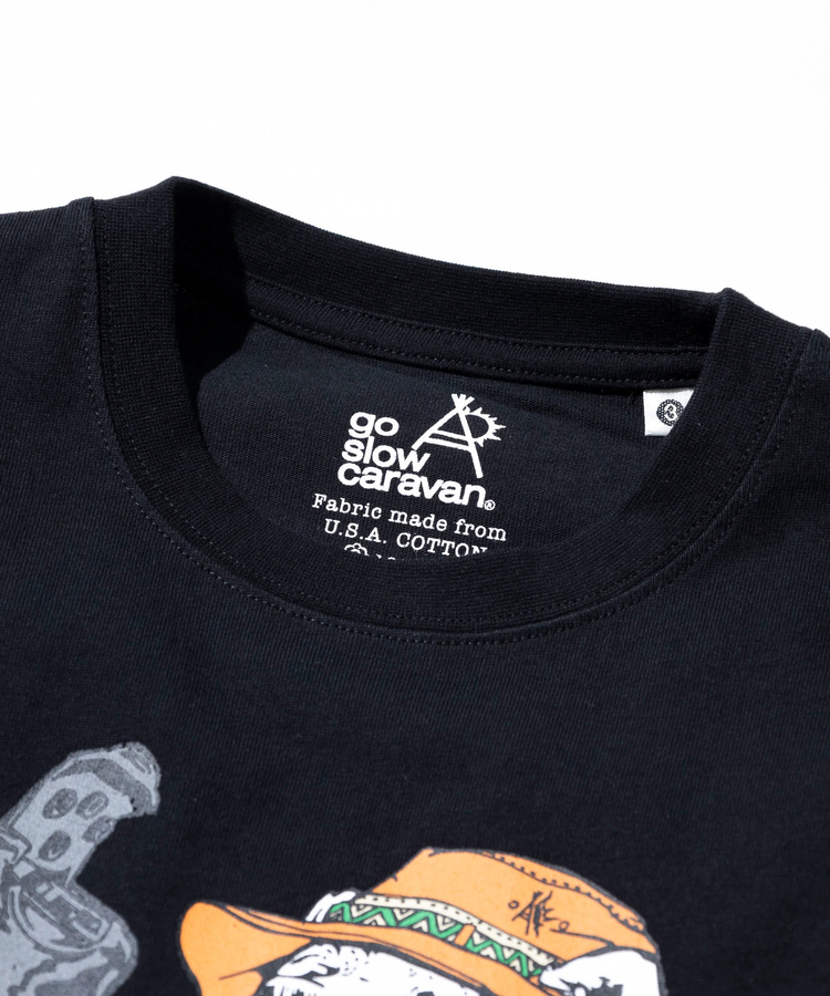 go slow caravan(ゴースローキャラバン) |ほりにし x gsc USA/C ほりにしクマ TEE vol.6 (MENS)