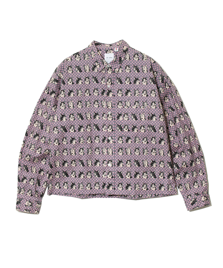 bel ritmo/ベルリトモ アニマル柄L/Sワイドシャツ (WOMENS bel ritmo/ベルリトモ アニマル柄L/Sワイドシャツ (WOMENS