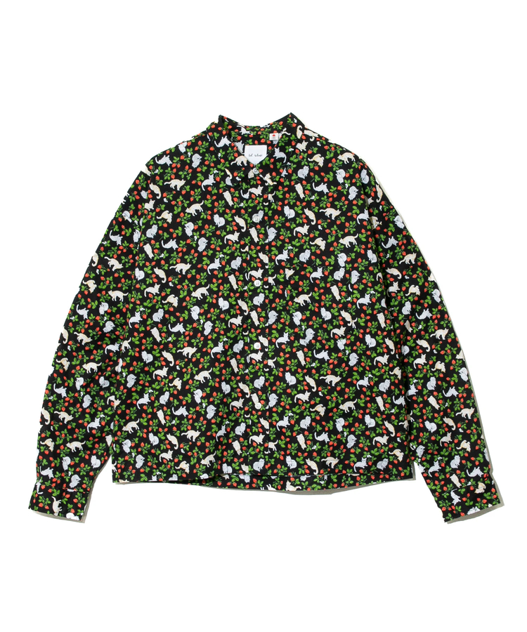 bel ritmo/ベルリトモ アニマル柄L/Sワイドシャツ (WOMENS bel ritmo/ベルリトモ アニマル柄L/Sワイドシャツ (WOMENS