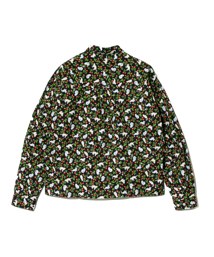 go slow caravan(ゴースローキャラバン) |bel ritmo/ベルリトモ アニマル柄L/Sワイドシャツ (WOMENS)