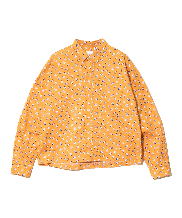 go slow caravan(ゴースローキャラバン) |bel ritmo/ベルリトモ アニマル柄L/Sワイドシャツ (WOMENS)