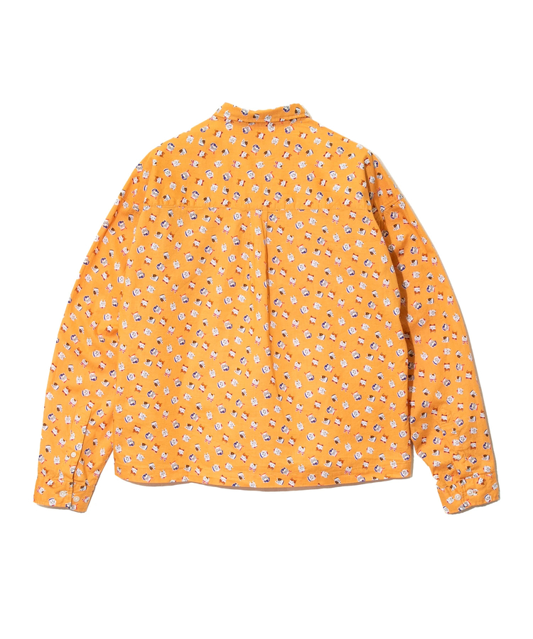 go slow caravan(ゴースローキャラバン) |bel ritmo/ベルリトモ アニマル柄L/Sワイドシャツ (WOMENS)