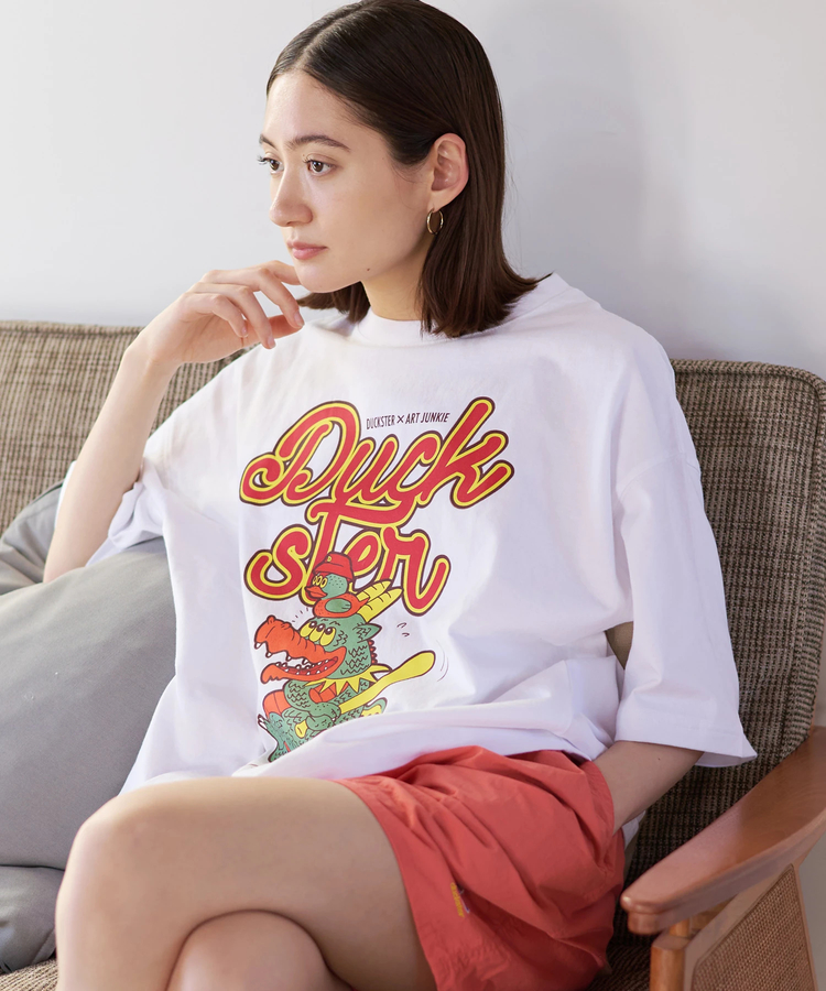 go slow caravan(ゴースローキャラバン) |Duckster/ダックスター DS×ART JUNKIE コラボS/STEE《CALM DRAGON》 (MENS)