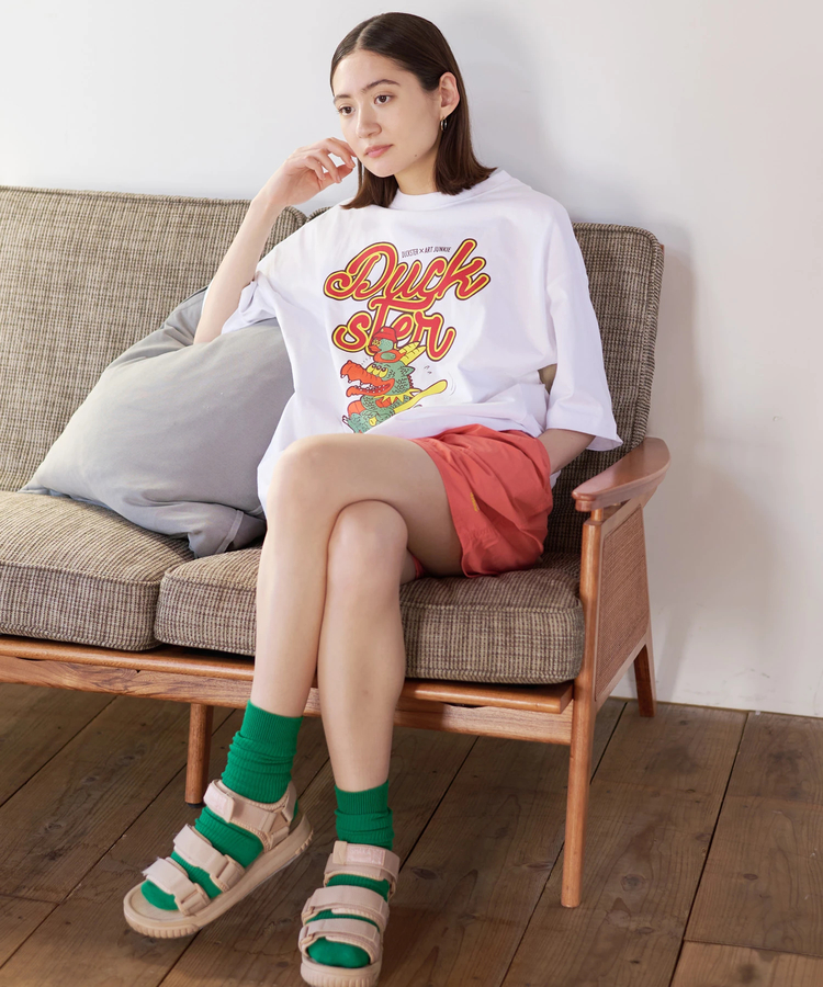 go slow caravan(ゴースローキャラバン) |Duckster/ダックスター DS×ART JUNKIE コラボS/STEE《CALM DRAGON》 (MENS)