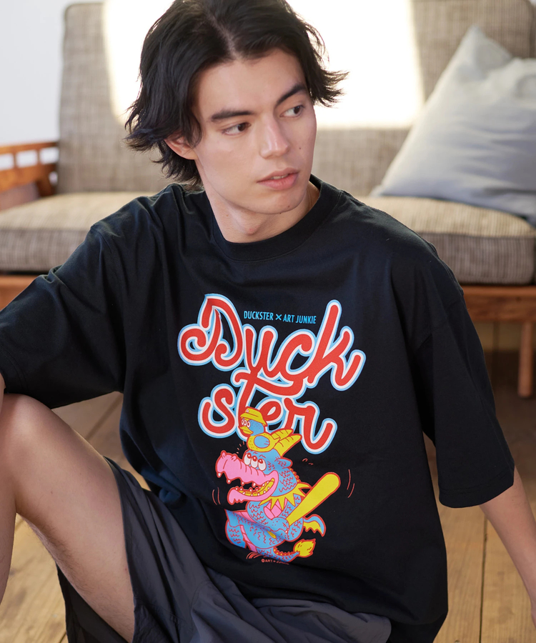 go slow caravan(ゴースローキャラバン) |Duckster/ダックスター DS×ART JUNKIE コラボS/STEE《CALM DRAGON》 (MENS)
