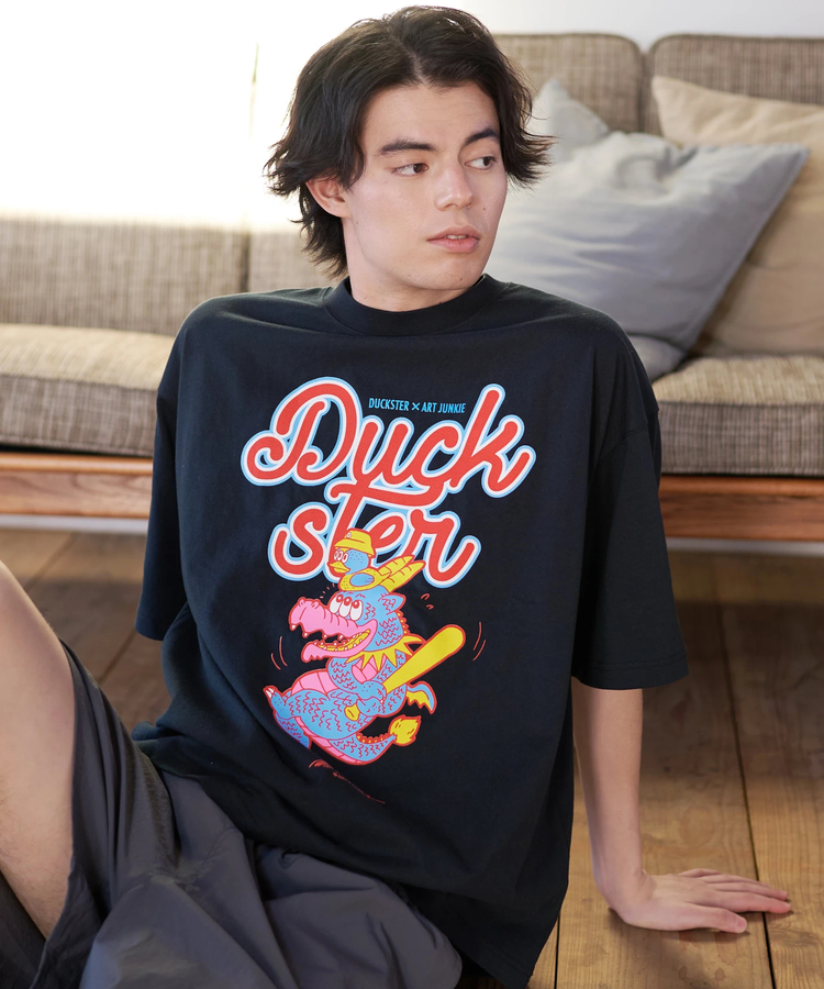 go slow caravan(ゴースローキャラバン) |Duckster/ダックスター DS×ART JUNKIE コラボS/STEE《CALM DRAGON》 (MENS)