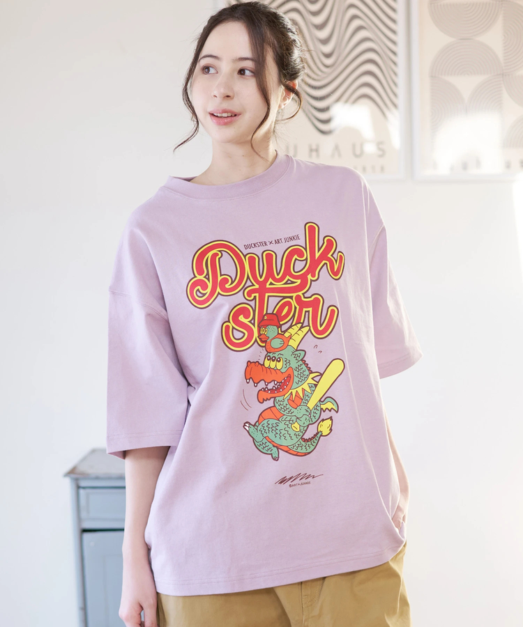 go slow caravan(ゴースローキャラバン) |Duckster/ダックスター DS×ART JUNKIE コラボS/STEE《CALM DRAGON》 (MENS)