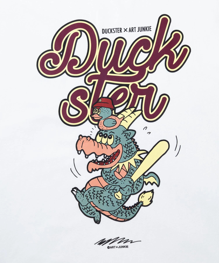 go slow caravan(ゴースローキャラバン) |Duckster/ダックスター DS×ART JUNKIE コラボS/STEE《CALM DRAGON》 (MENS)