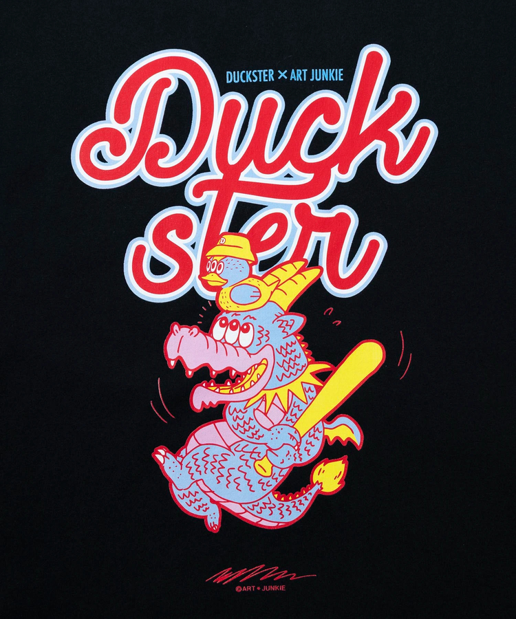 go slow caravan(ゴースローキャラバン) |Duckster/ダックスター DS×ART JUNKIE コラボS/STEE《CALM DRAGON》 (MENS)