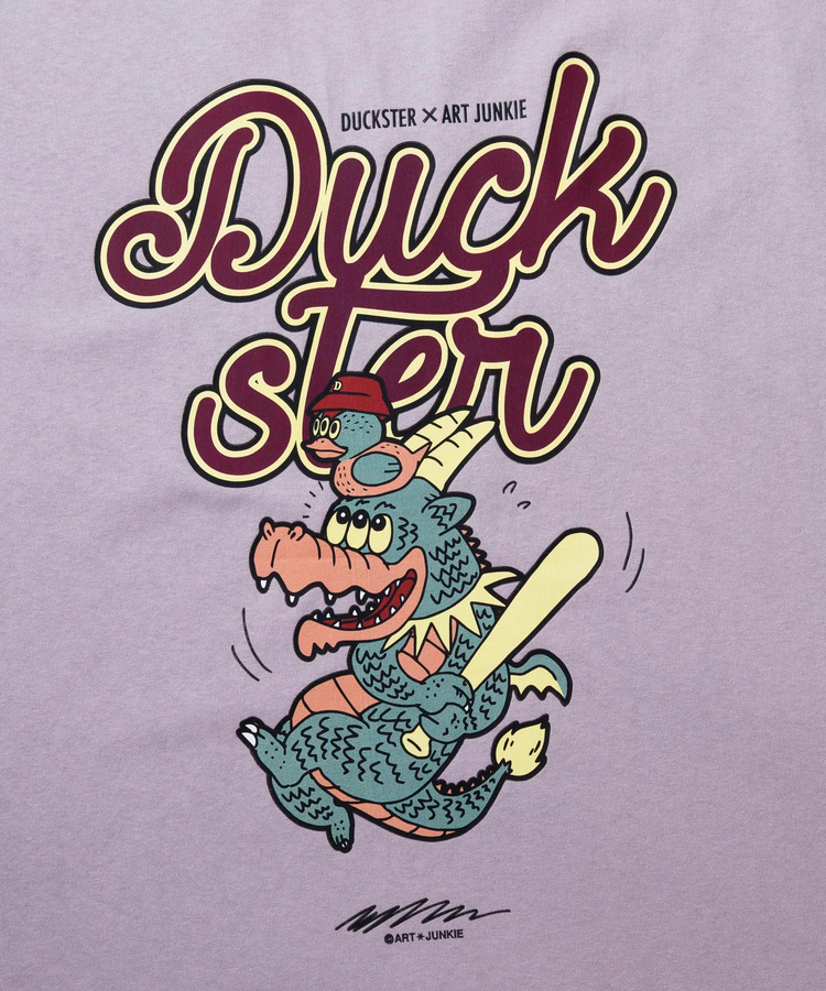 go slow caravan(ゴースローキャラバン) |Duckster/ダックスター DS×ART JUNKIE コラボS/STEE《CALM DRAGON》 (MENS)