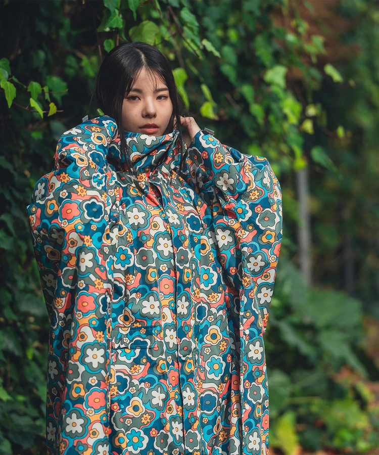 go slow caravan(ゴースローキャラバン) |KiU/キウ NEW STANDARD RAIN PONCHO 2ND