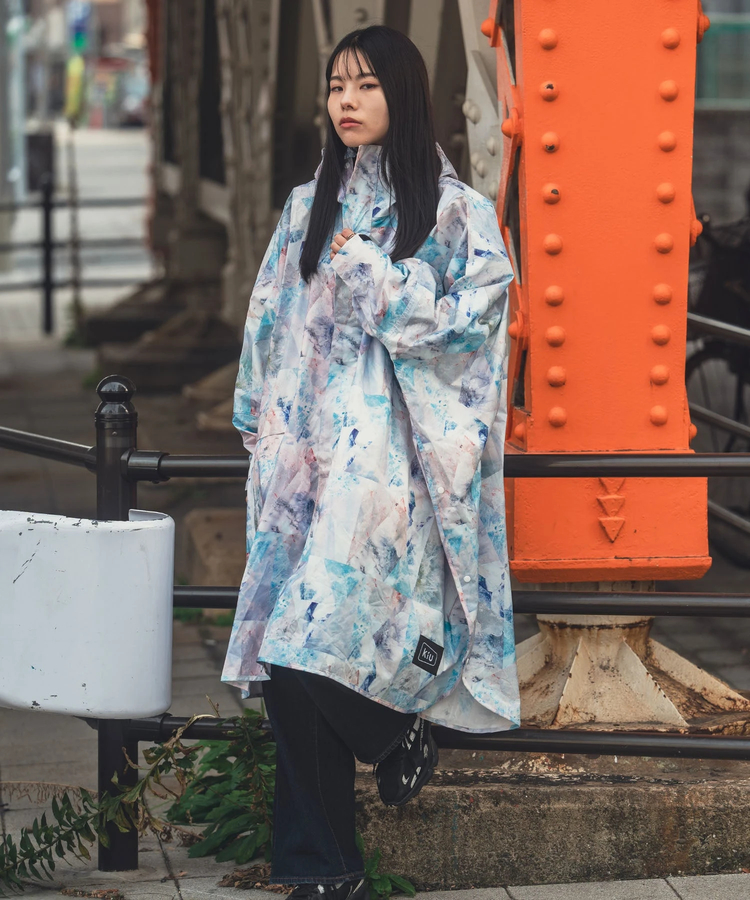 go slow caravan(ゴースローキャラバン) |KiU/キウ NEW STANDARD RAIN PONCHO 2ND