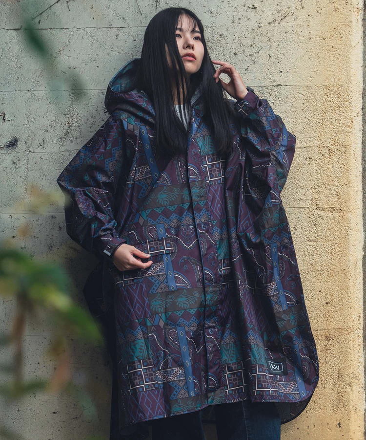 go slow caravan(ゴースローキャラバン) |KiU/キウ NEW STANDARD RAIN PONCHO 2ND