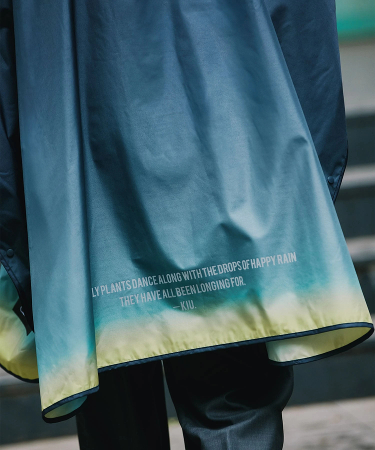 go slow caravan(ゴースローキャラバン) |KiU/キウ NEW STANDARD RAIN PONCHO 2ND