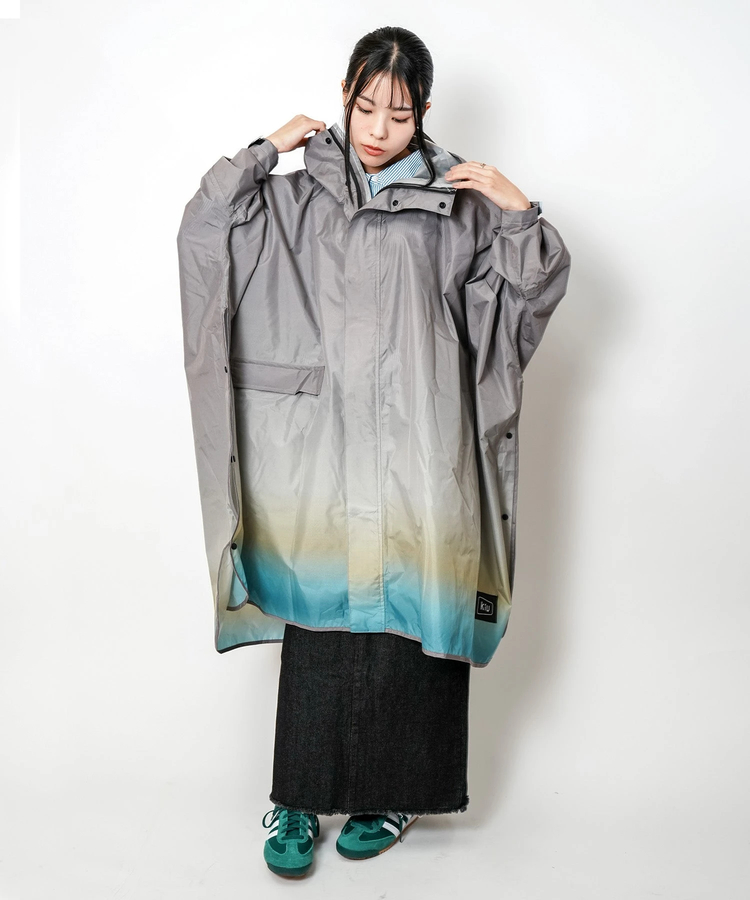 go slow caravan(ゴースローキャラバン) |KiU/キウ NEW STANDARD RAIN PONCHO 2ND
