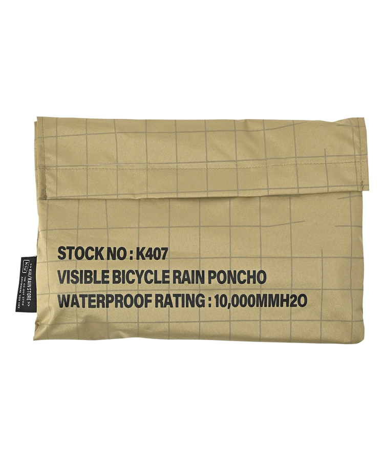 go slow caravan(ゴースローキャラバン) |KiU/キウ VISIBLE BICYCLE RAIN PONCHO