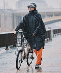 go slow caravan(ゴースローキャラバン) |KiU/キウ VISIBLE BICYCLE RAIN PONCHO