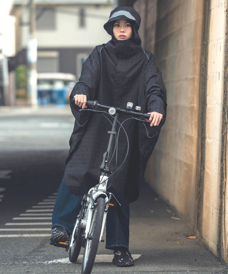 go slow caravan(ゴースローキャラバン) |KiU/キウ VISIBLE BICYCLE RAIN PONCHO
