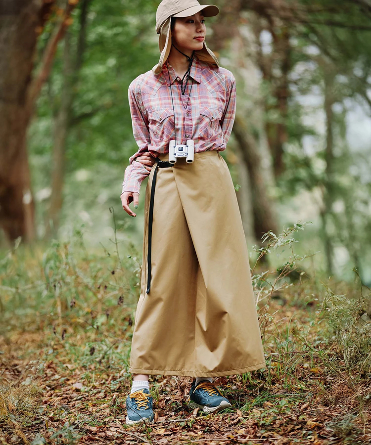 go slow caravan(ゴースローキャラバン) |KiU/キウ WP LONGGYI SKIRT 2ND (WOMENS)