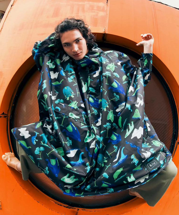 go slow caravan(ゴースローキャラバン) |KiU/キウ NEW STANDARD RAIN PONCHO 2ND ROLLING CRADLE
