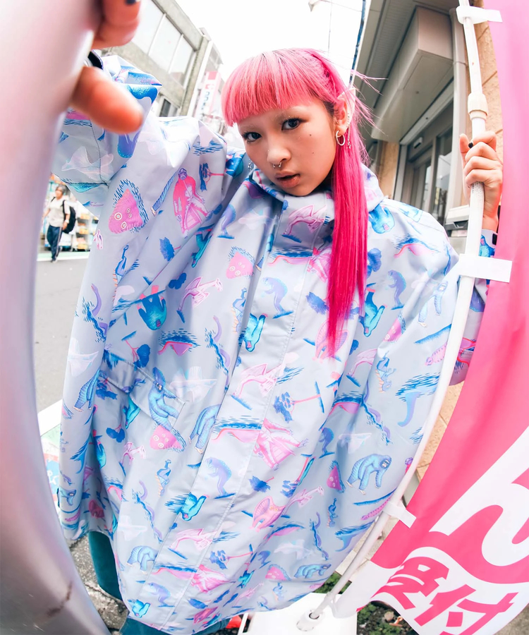 go slow caravan(ゴースローキャラバン) |KiU/キウ NEW STANDARD RAIN PONCHO 2ND ROLLING CRADLE