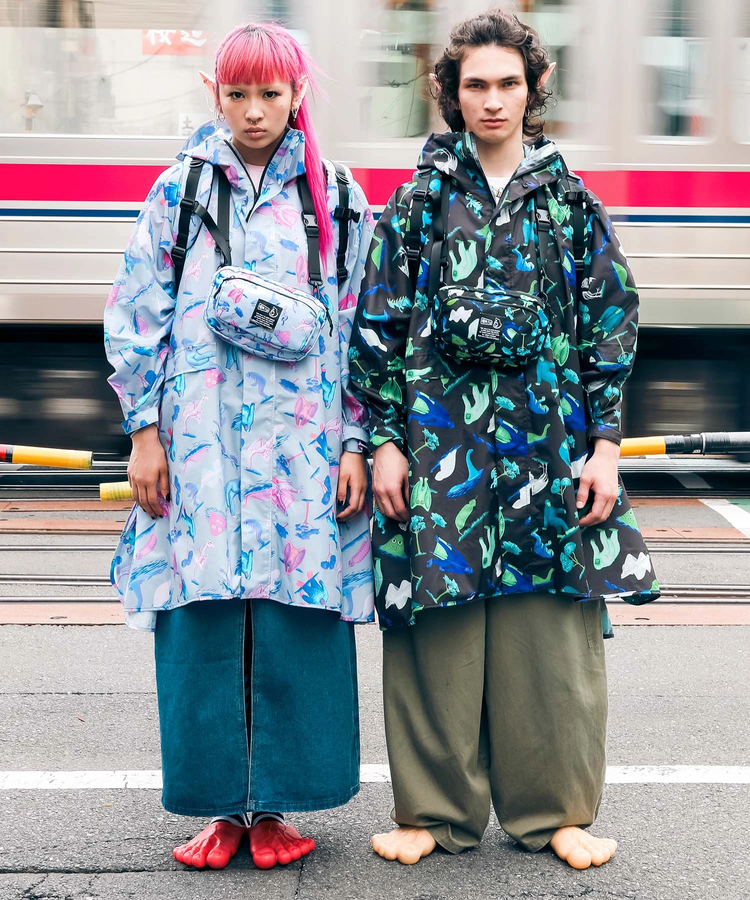 go slow caravan(ゴースローキャラバン) |KiU/キウ NEW STANDARD RAIN PONCHO 2ND ROLLING CRADLE