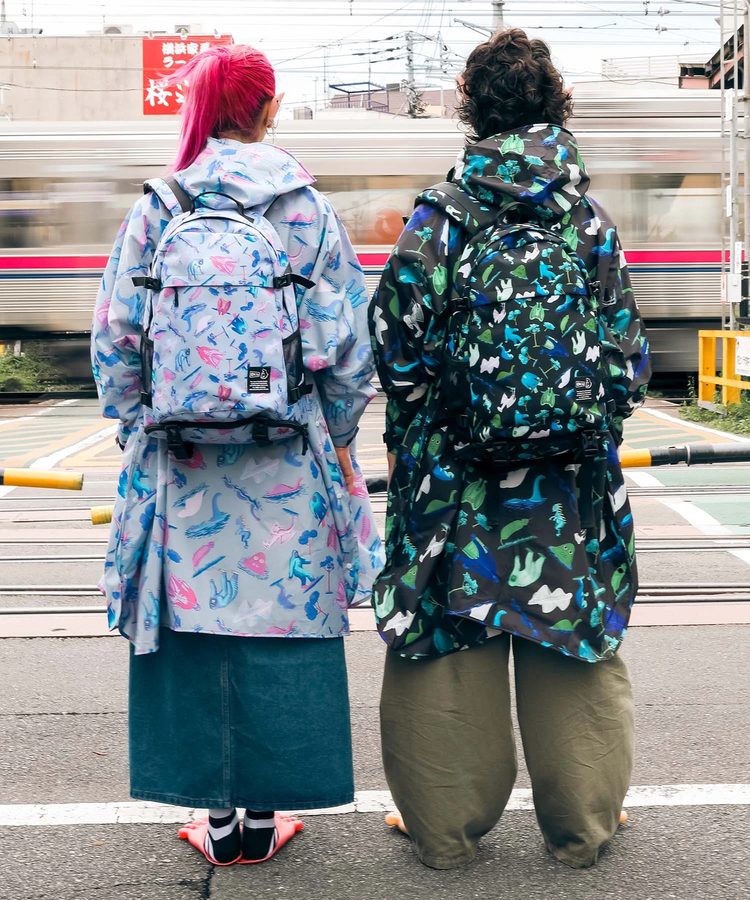 go slow caravan(ゴースローキャラバン) |KiU/キウ NEW STANDARD RAIN PONCHO 2ND ROLLING CRADLE
