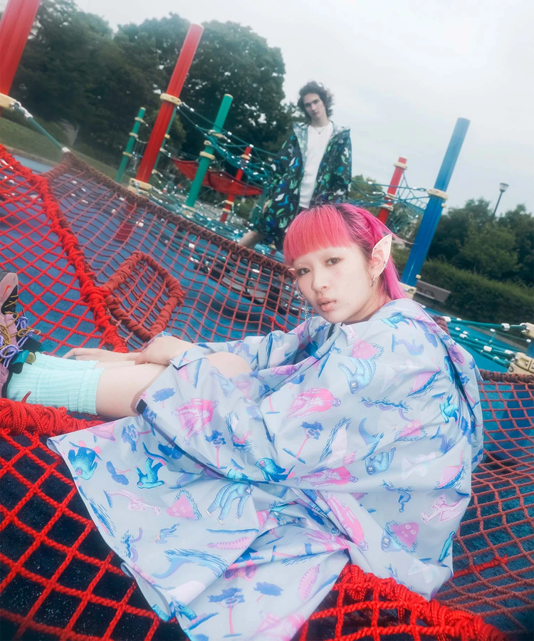 go slow caravan(ゴースローキャラバン) |KiU/キウ NEW STANDARD RAIN PONCHO 2ND ROLLING CRADLE
