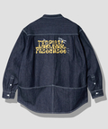 go slow caravan(ゴースローキャラバン) |【GSC別注】FREE RAGE/フリーレイジ PLAYWORK デニムシャツ-SP《HAND PAINT》 (MENS)
