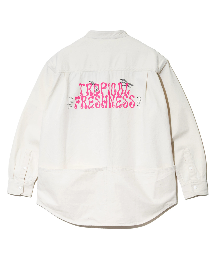go slow caravan(ゴースローキャラバン) |【GSC別注】FREE RAGE/フリーレイジ PLAYWORK デニムシャツ-SP《HAND PAINT》 (MENS)