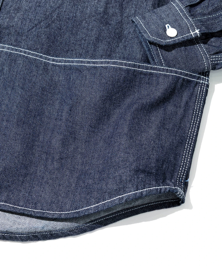 go slow caravan(ゴースローキャラバン) |【GSC別注】FREE RAGE/フリーレイジ PLAYWORK デニムシャツ-SP《HAND PAINT》 (MENS)