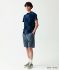 go slow caravan(ゴースローキャラバン) |GOOD ON/グッドオン INDIGO PATCH WORK TEE (MENS)
