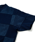 go slow caravan(ゴースローキャラバン) |GOOD ON/グッドオン INDIGO PATCH WORK TEE (MENS)